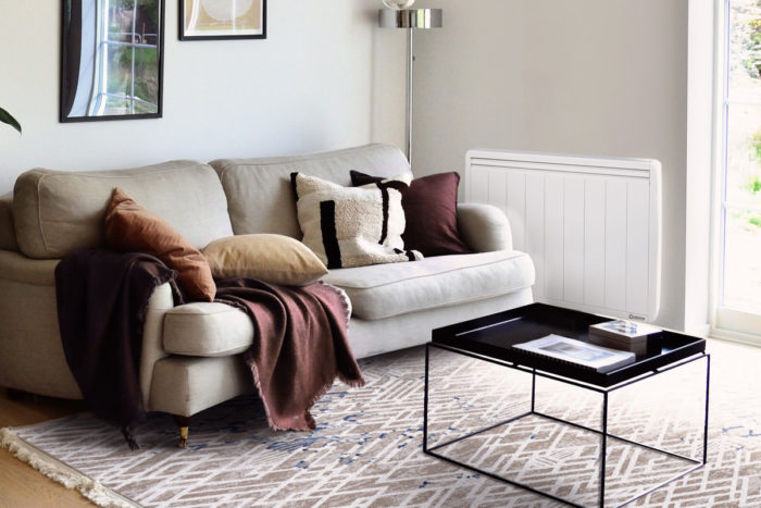 chauffage electrique aterno dans un salon
