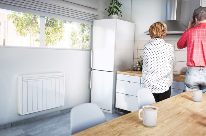 cuisine fermee avec radiateur electrique aterno