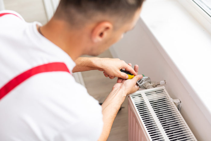 entretien d'un radiateur de chauffage central