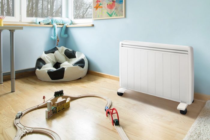 radiateur electrique mobile dans une salle de jeux pour enfant - aterno