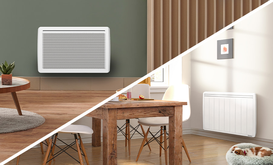 panneau rayonnant ou radiateur a inertie