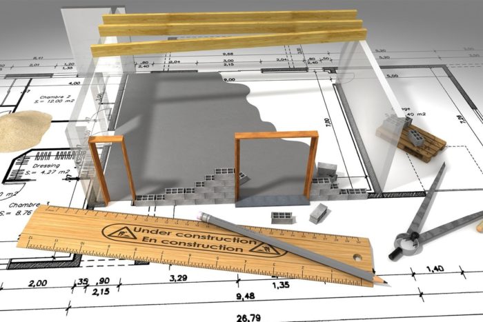 plan architecte extension maison bois