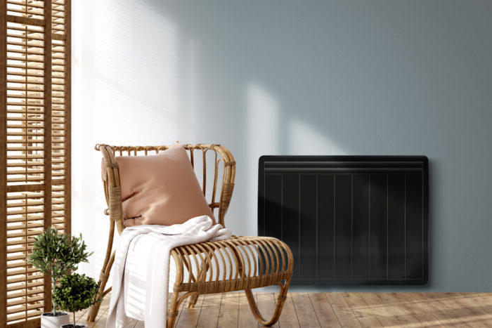 radiateur a inertie 1800w noir aterno