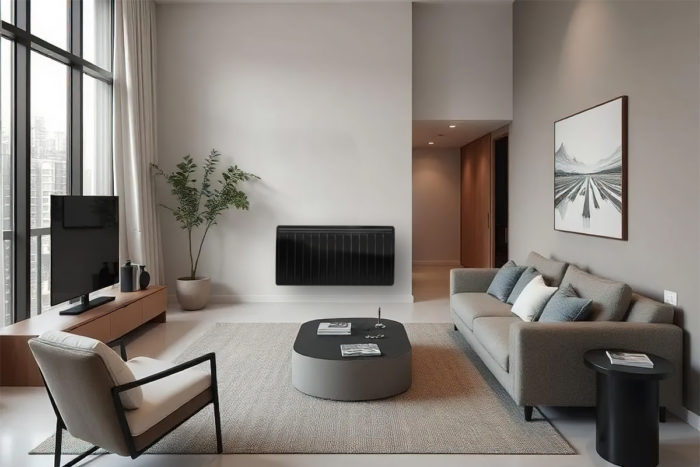 radiateur a inertie 3000w noir aterno