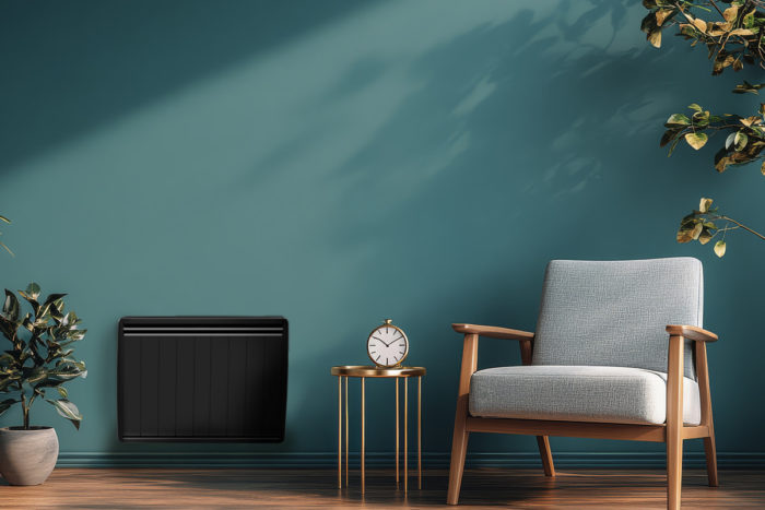 radiateur a inertie design noir aterno