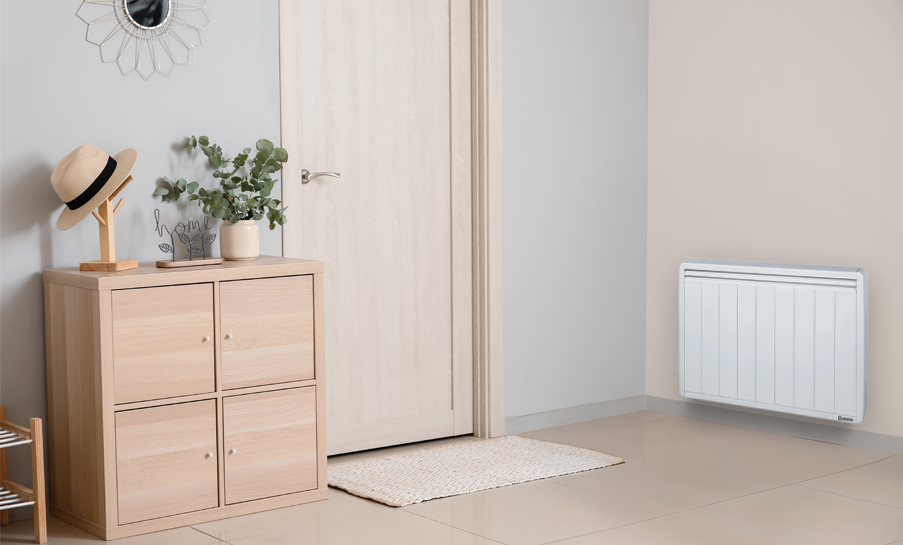 radiateur a inertie dans une entree