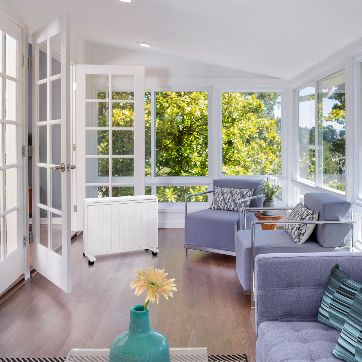 radiateur a inertie mobile 1800w aterno