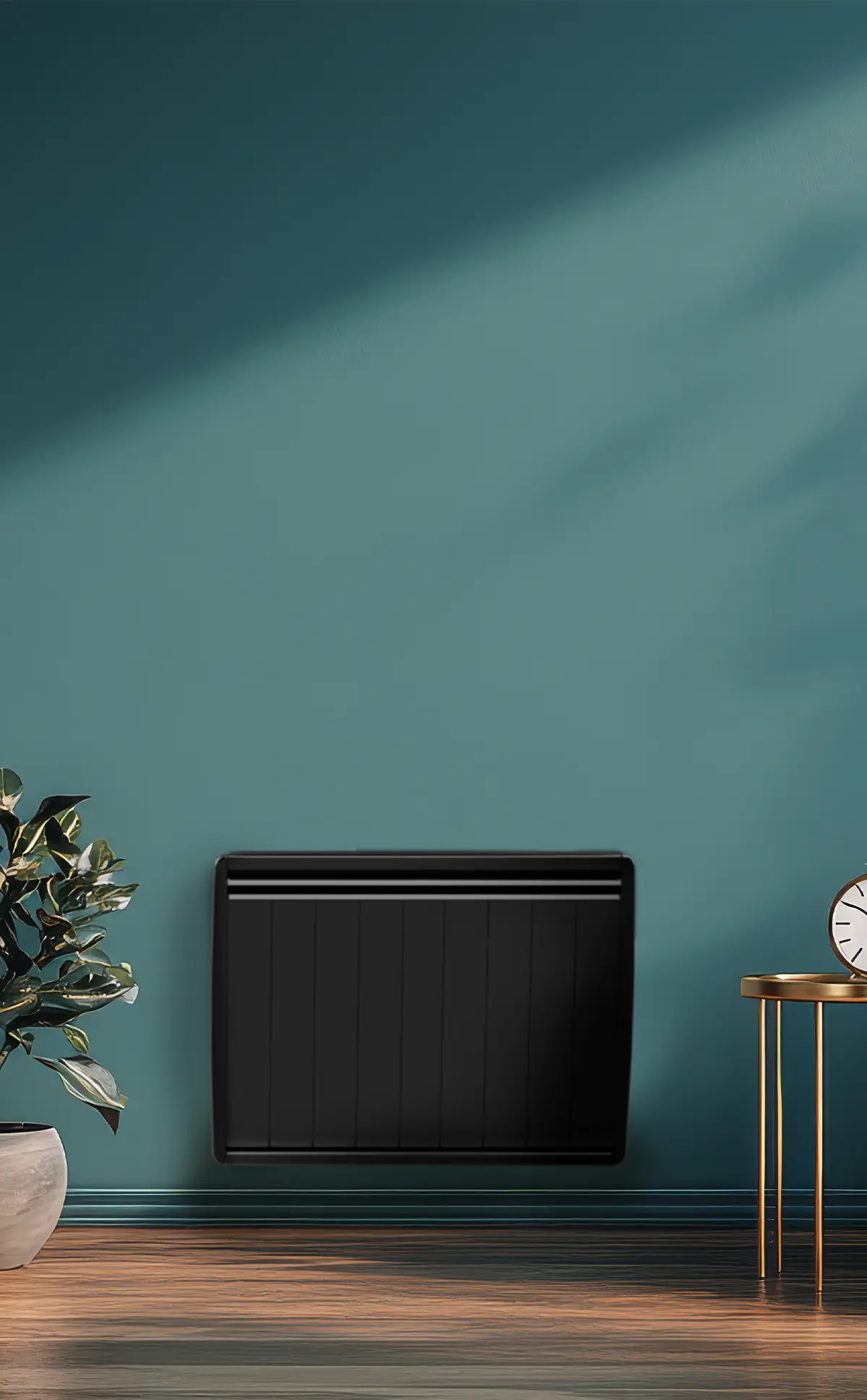 Radiateur à inertie noir Aterno