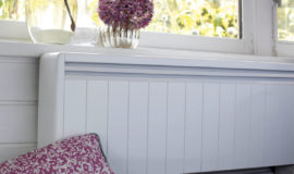 radiateur a inertie plinthe 1500w blanc aterno