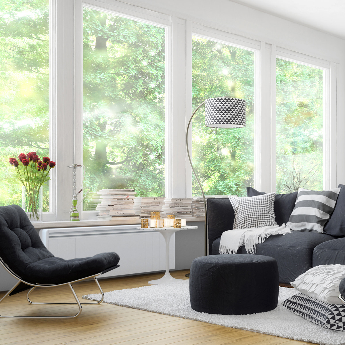 radiateur a inertie plinthe 1900w blanc aterno