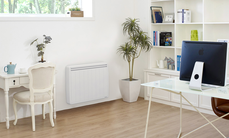 radiateur a inertie dans un bureau