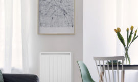 radiateur a inertie vertical 1950w blanc aterno