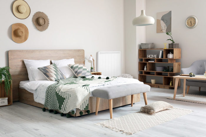 radiateur electrique aterno dans une chambre