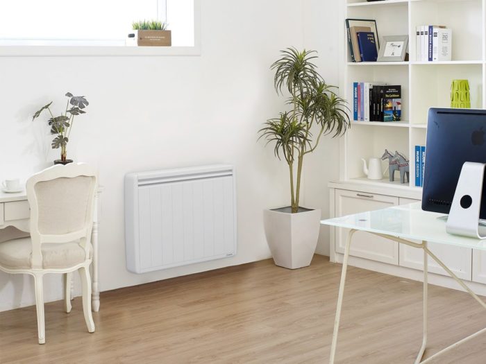 radiateur electrique dans un bureau