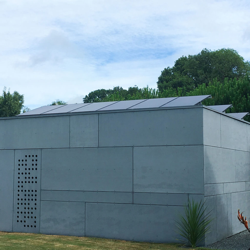 installation photovoltaique sur toit plat - aterno