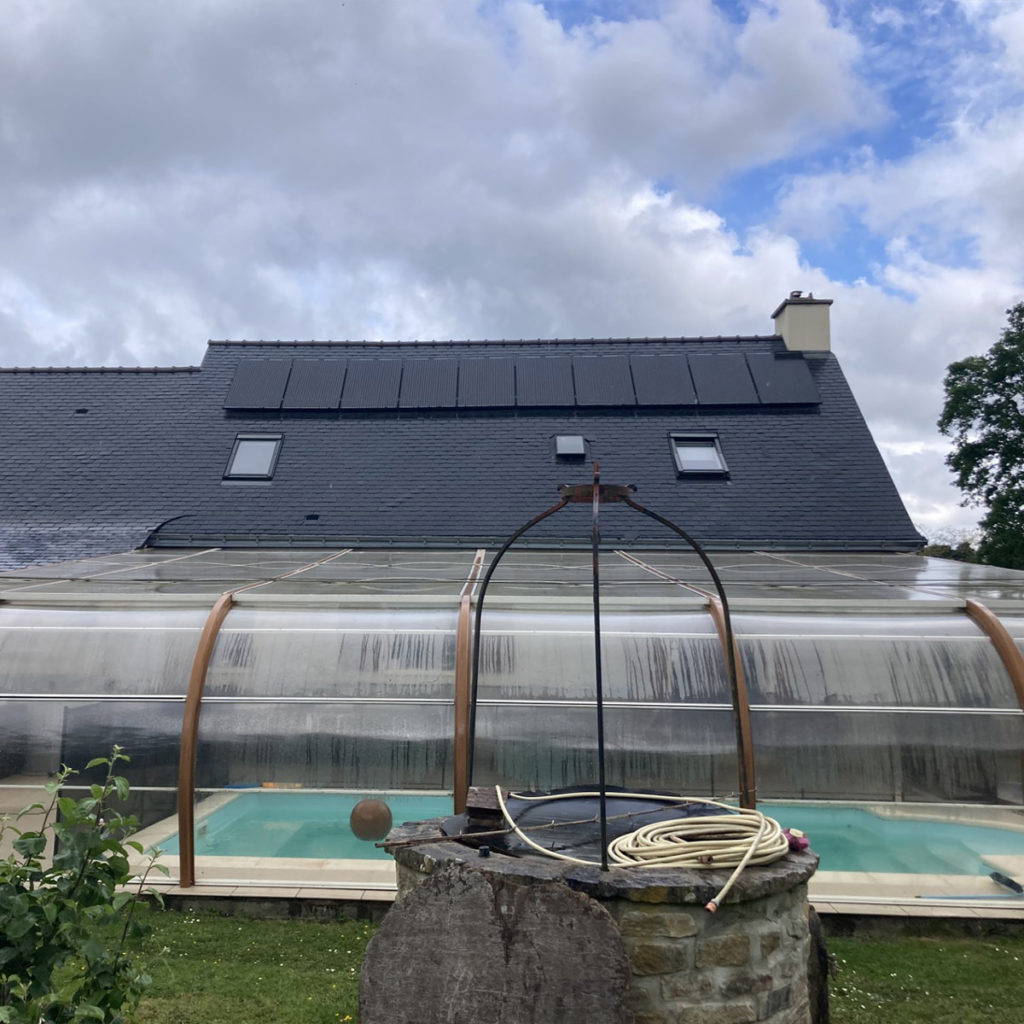 realisation solaire en bretagne a Carmoël (56)