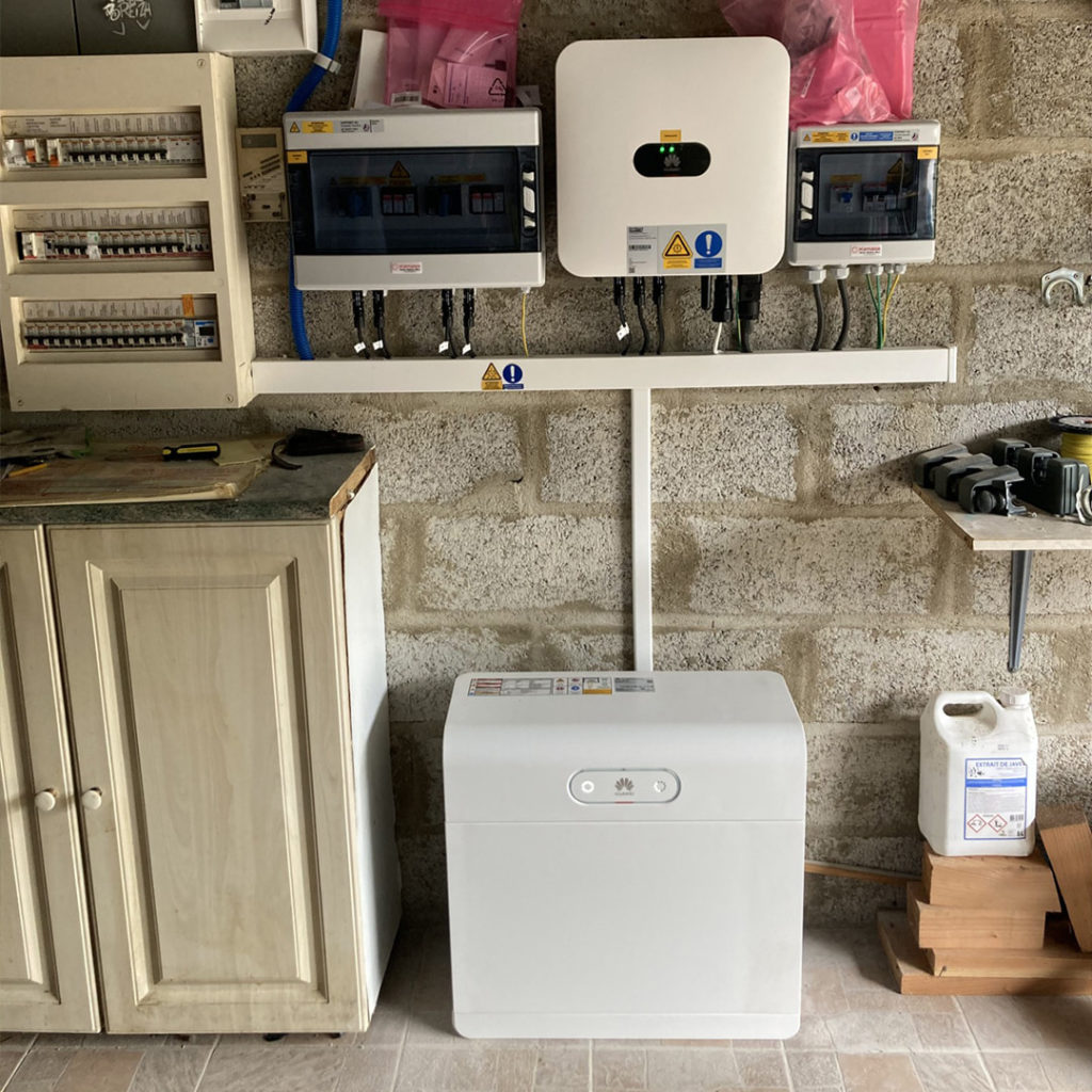 installation d'une batterie solaire à Theix-Novalo