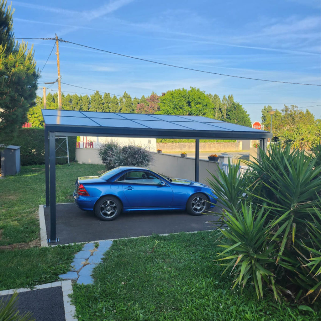 realisation en bretagne carport solaire