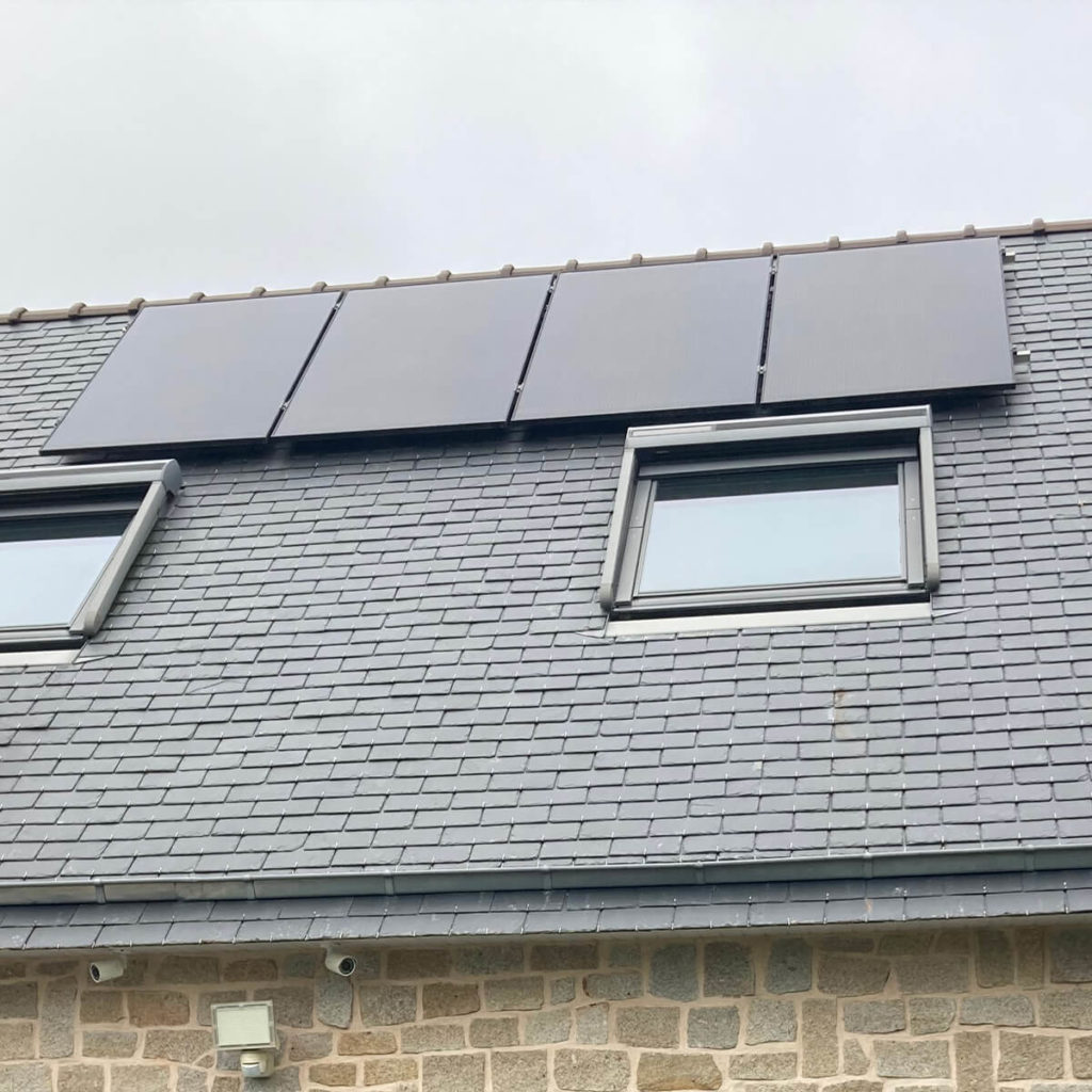 installation solaire photovoltaique sur toiture a Clohars-Fouesnant dans le finistere - aterno