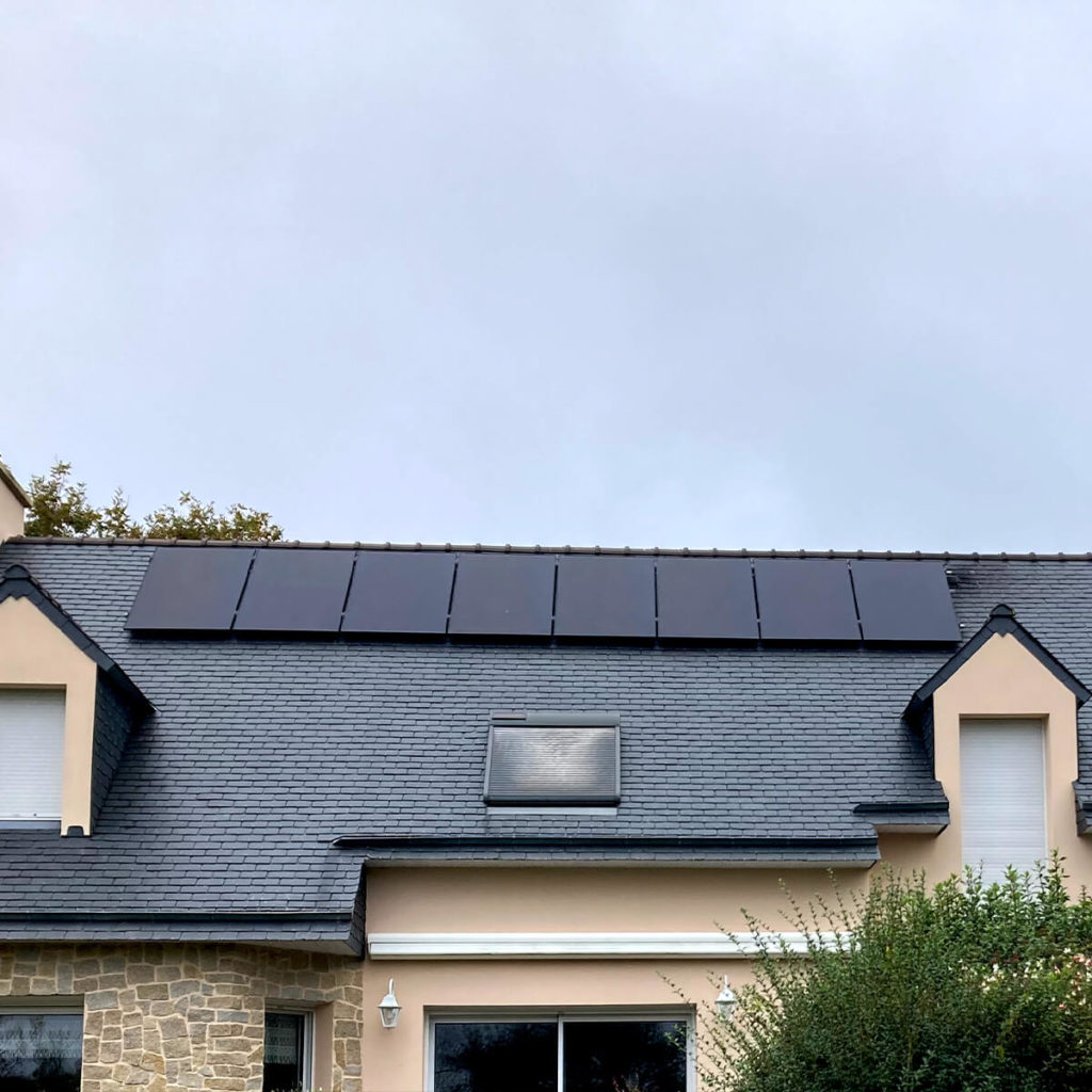 installation solaire photovoltaique sur toiture a Clohars-Fouesnant - aterno