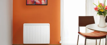 salle à manger équipé d'un radiateur basse consommation aterno
