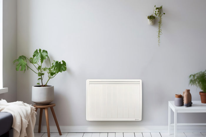 salon avec radiateur a inertie seche aterno