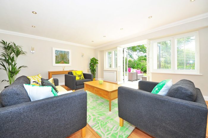 salon avec radiateur electrique aterno